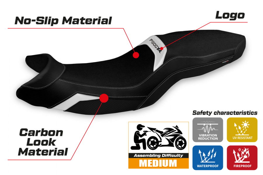 Sitzbezug kompatibel BMW F 900 XR (19-22) Modell Arima
