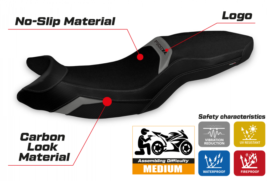 Sitzbezug kompatibel BMW F 900 XR (19-22) Modell Arima