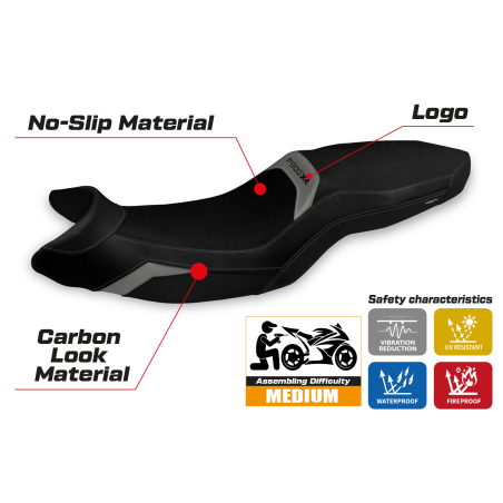 Housse de selle compatible BMW F 900 XR (19-22) modèle Arima