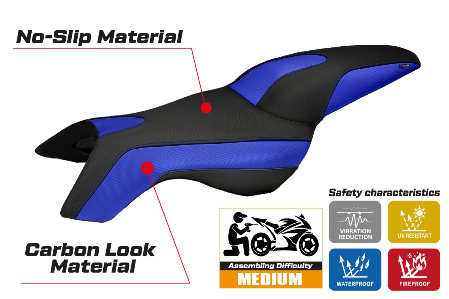 Seat cover compatible BMW K 1200 R (05-08) Boston model