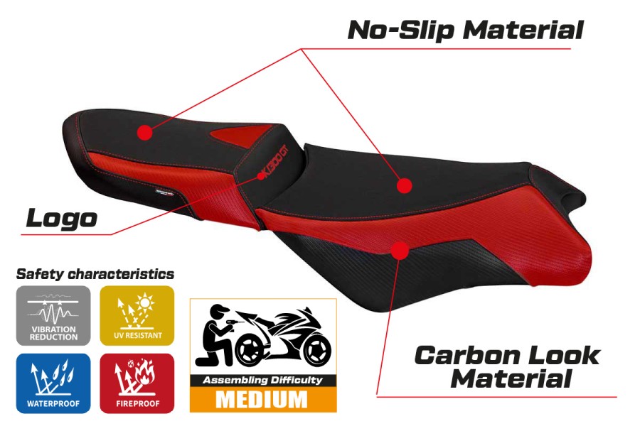 Sitzbezug kompatibel BMW K 1300 GT Modell (09-11) Anapa 1 comfort system