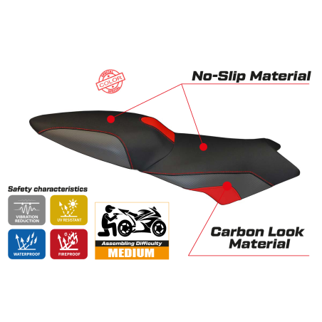 Seat cover compatible BMW K 1300 S (09-16) Lariano special color model