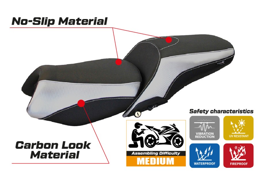 Rivestimento sella compatibile BMW K 1600 GT (10-22) modello Tropea Color