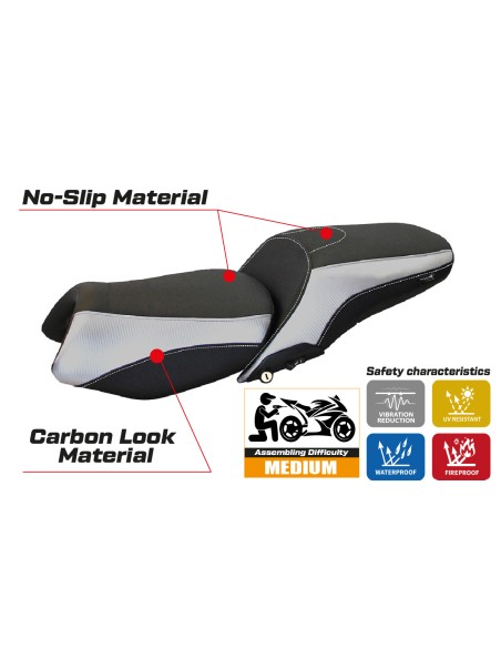 Rivestimento sella compatibile BMW K 1600 GT (10-22) modello Tropea Color
