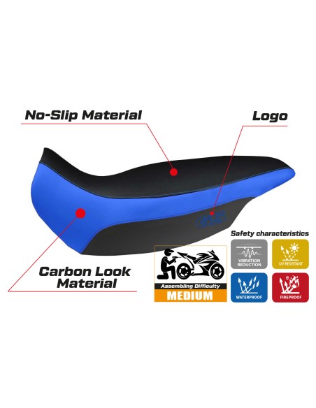 Seat cover compatible BMW R 1150 GS Adventure (02-06) Giarre model