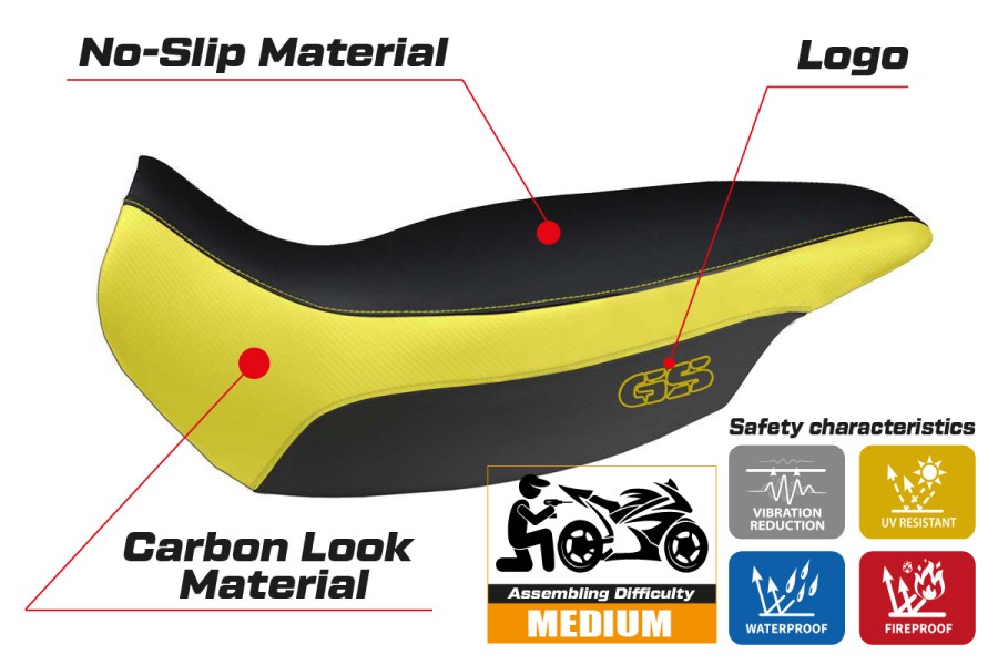 Rivestimento sella compatibile BMW R 1150 GS Adventure (02-06) modello Giarre