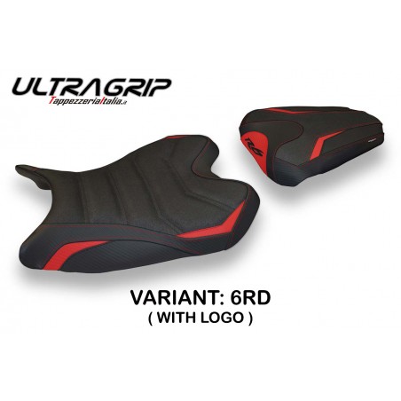 Funda de asiento compatible con Yamaha R6 (08-16) modelo Bardi 1 ultragrip