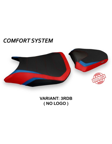 Funda de asiento compatible Honda CBR 500 R (17-20) modelo Diamante special color comfort system