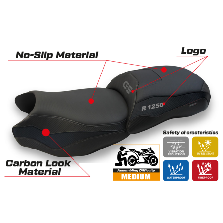 Rivestimento sella compatibile BMW R 1250 GS (19-22) modello Dobbiaco