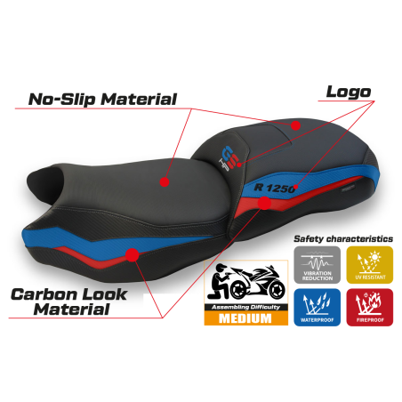 Seat cover compatible BMW R 1250 GS (19-22) Farah model