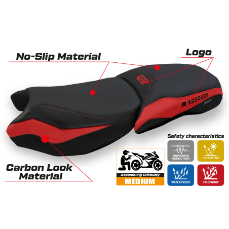 Seat cover compatible BMW R 1250 GS Adventure (19-22) Baceno 4 model