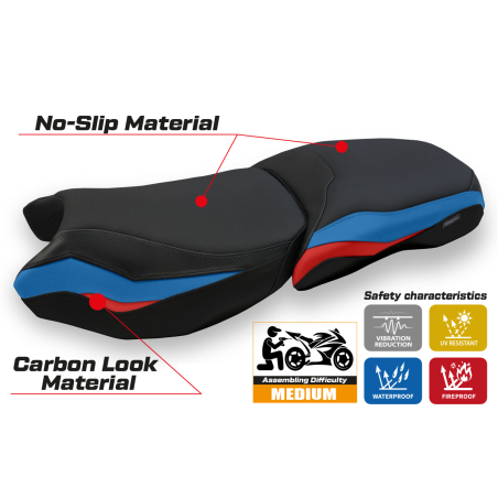 Seat cover compatible BMW R 1250 GS Adventure (19-22) Baceno model