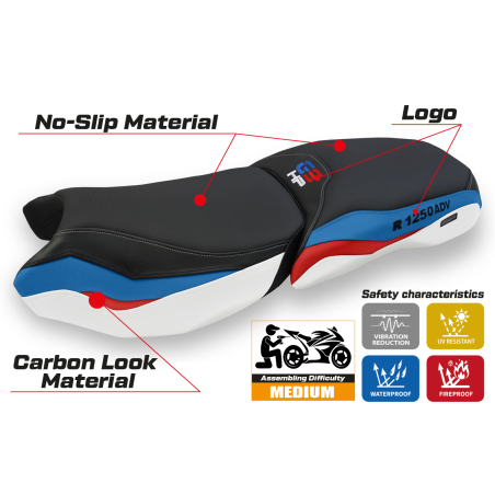 Seat cover compatible BMW R 1250 GS Adventure (19-22) Baceno model
