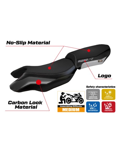 Sitzbezug kompatibel BMW R 1250 R (19-22) Modell Puma Sonderfarbe