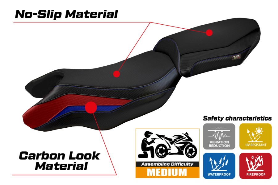 Rivestimento sella compatibile BMW R 1250 R (19-22) modello Puma special color