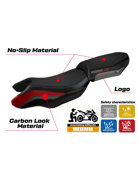 Sitzbezug kompatibel BMW R 1250 R (19-22) Modell Puma Sonderfarbe