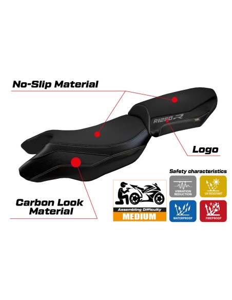 Seat cover compatible BMW R 1250 R (19-22) Puma model