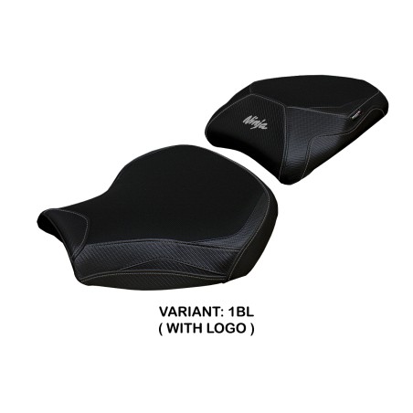 Funda de asiento compatible con Kawasaki Ninja H2 1000 SX (18-22) modelo Moniz