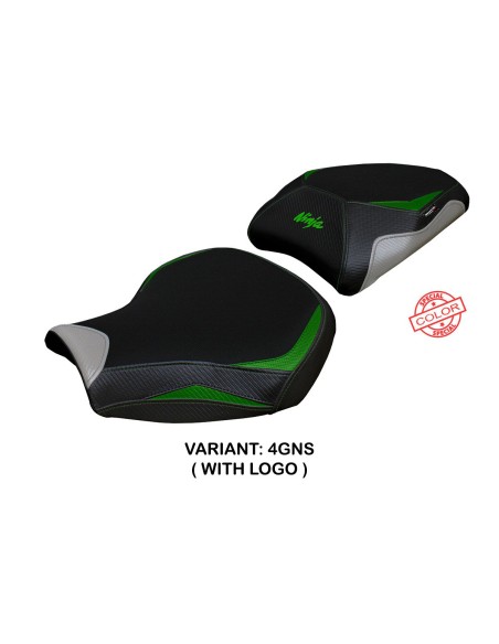 Housse de selle compatible Kawasaki Ninja H2 1000 SX (18-22) modèle Moniz