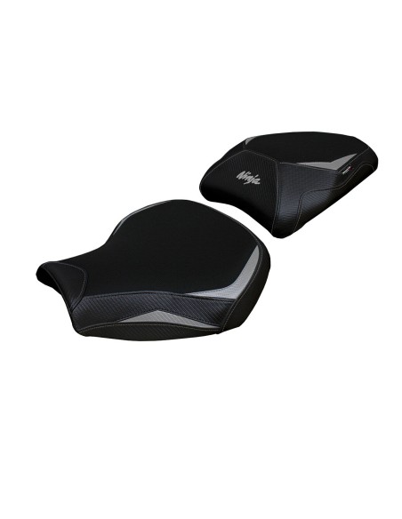 Funda de asiento compatible con Kawasaki Ninja H2 1000 SX (18-22) modelo Moniz