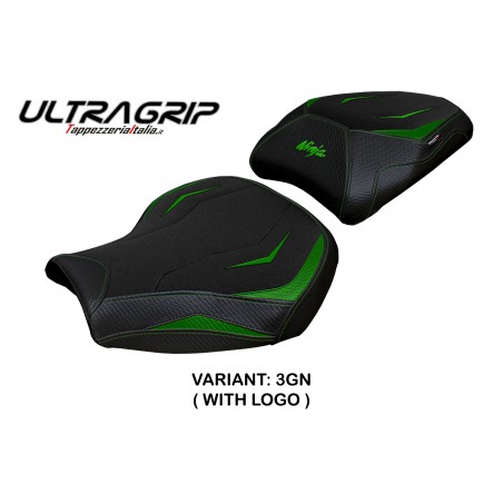 Seat cover compatible with Kawasaki Ninja H2 1000 SX (18-22) model Moniz ultragrip