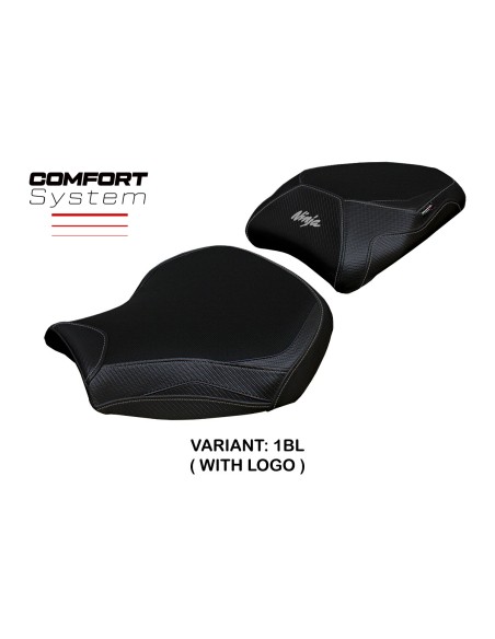 Housse de selle compatible Kawasaki Ninja H2 1000 SX (18-22) modèle Moniz comfort system
