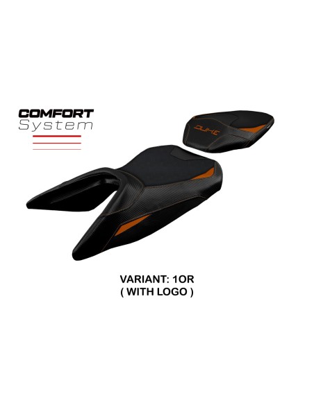 Housse de selle compatible KTM 390 Duke (17-22) modèle Haiti comfort system
