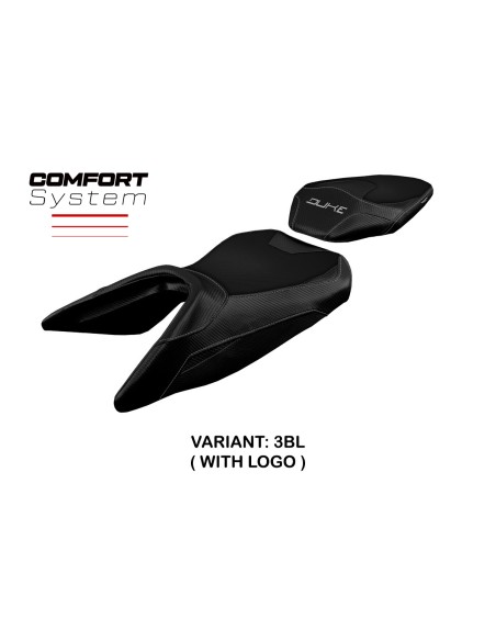 Housse de selle compatible KTM 390 Duke (17-22) modèle Haiti comfort system