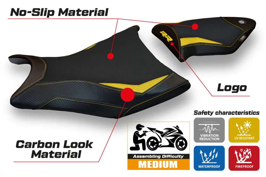 Sitzbezug kompatibel BMW S 1000 RR (09-11) Alabama 2 Modell