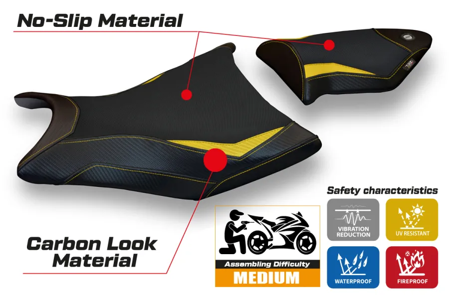 Seat cover compatible BMW S 1000 RR (09-11) Alabama 2 model