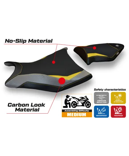Rivestimento sella compatibile BMW S 1000 RR (09-11) modello Alabama special color