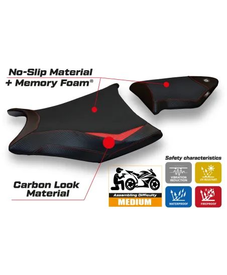 Sitzbezug kompatibel BMW S 1000 RR (09-11) Modell Essen 2 comfort system