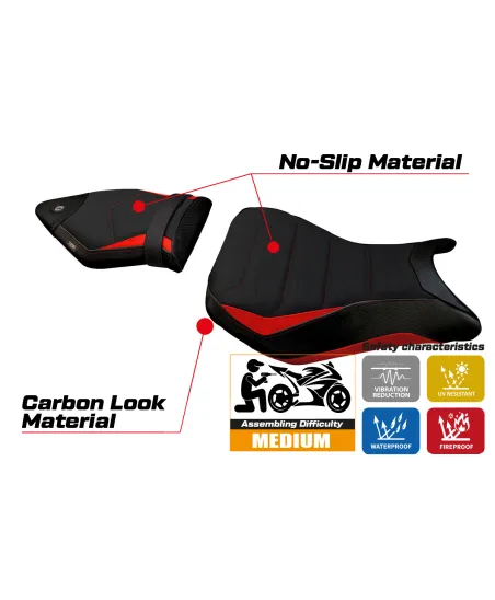 Seat cover compatible BMW S 1000 RR (12-14) Igrim ultragrip model