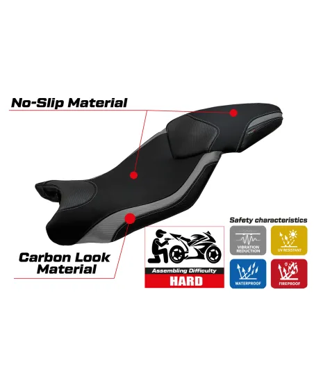Rivestimento sella compatibile BMW S 1000 XR (15-19) modello Ardea