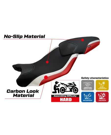 Housse de selle compatible BMW S 1000 XR (15-19) modèle Ardea special color