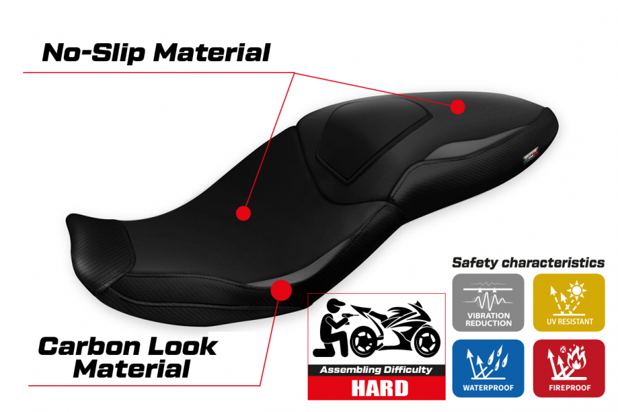 Seat cover compatible BMW S 1000 XR (20-22) Adrar 2 model