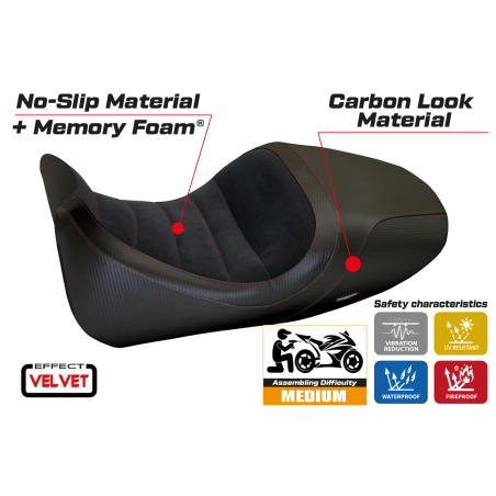 Cover for Ducati Diavel (14-18) Imola 1 velvet comfort system model