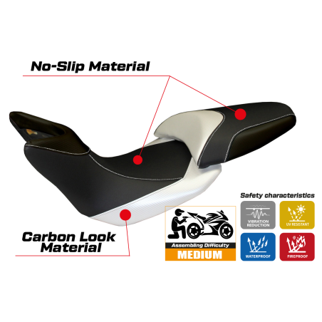 Seat cover compatible Ducati Multistrada 1200 / 1260 (15-20) Noto model