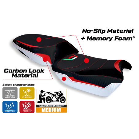 Seat cover compatible Ducati Multistrada V4 (21-22) Galmi special color comfort system model
