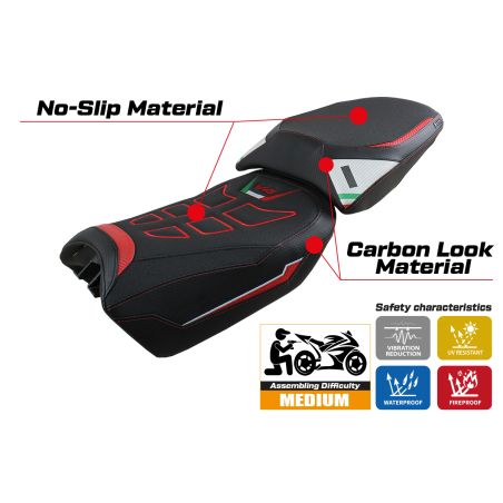 Seat cover compatible Ducati Multistrada V4 (2022) Safi ultragrip model