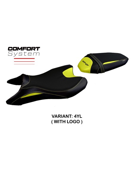 Housse de selle compatible Yamaha MT-07 (18-22) modèle Sanya comfort system