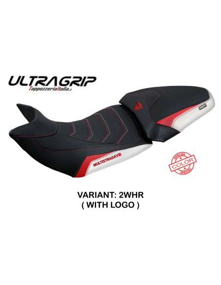 Housse de selle compatible Ducati Multistrada V2 (21-22) modèle Haria ultragrip