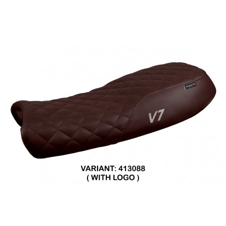 Funda de asiento compatible con Moto Guzzi V7 modelo Davis Vintage