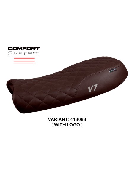 Funda de asiento compatible Moto Guzzi V7 modelo Davis Vintage comfort system