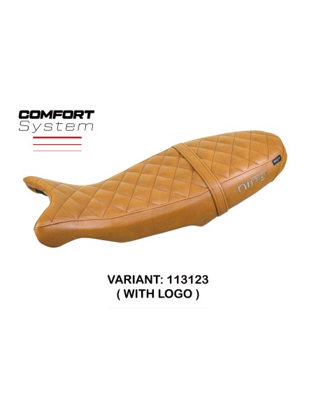 Housse de selle compatible BMW R 1200 NINE T (14-22) modèle Sivas comfort system