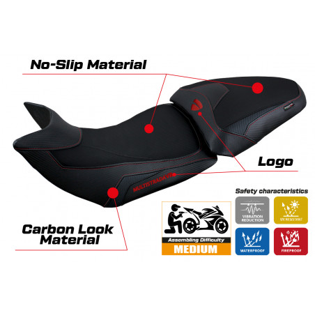 Seat cover compatible Ducati Multistrada V2 (21-22) Haria model