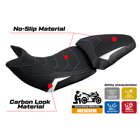 Rivestimento sella compatibile Ducati Multistrada V2 (21-22) modello Haria ultragrip