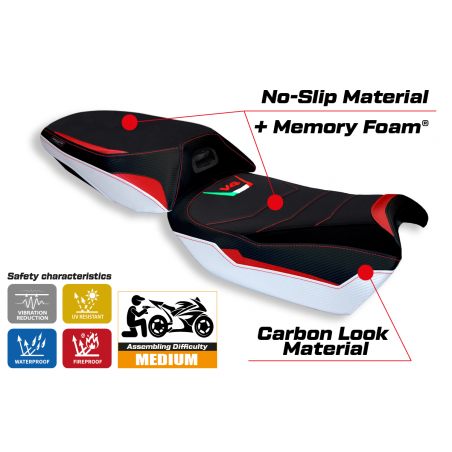 Seat cover compatible Ducati Multistrada V4 (21-22) Rosita special color comfort system model