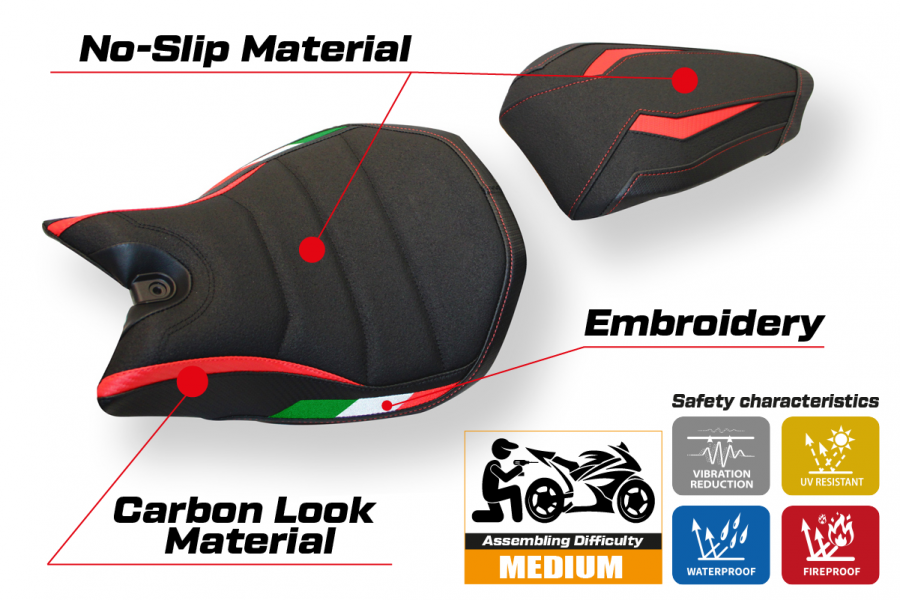 Cover for Ducati Panigale 899 (13-15) Dale ultragrip model
