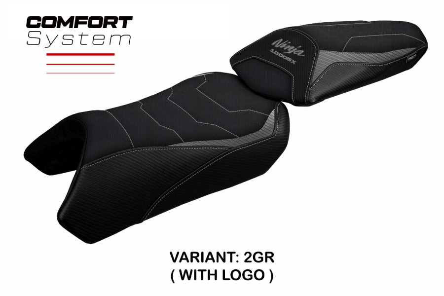 Seat cover compatible Kawasaki Ninja 1000 SX (20-22) Arusha comfort system model
